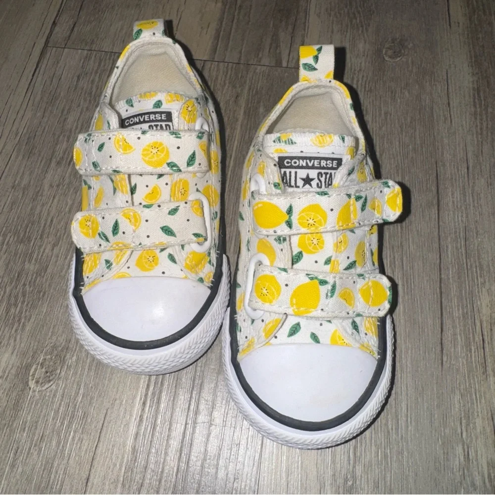 Converse Kids Lemon Pattern Sneakers